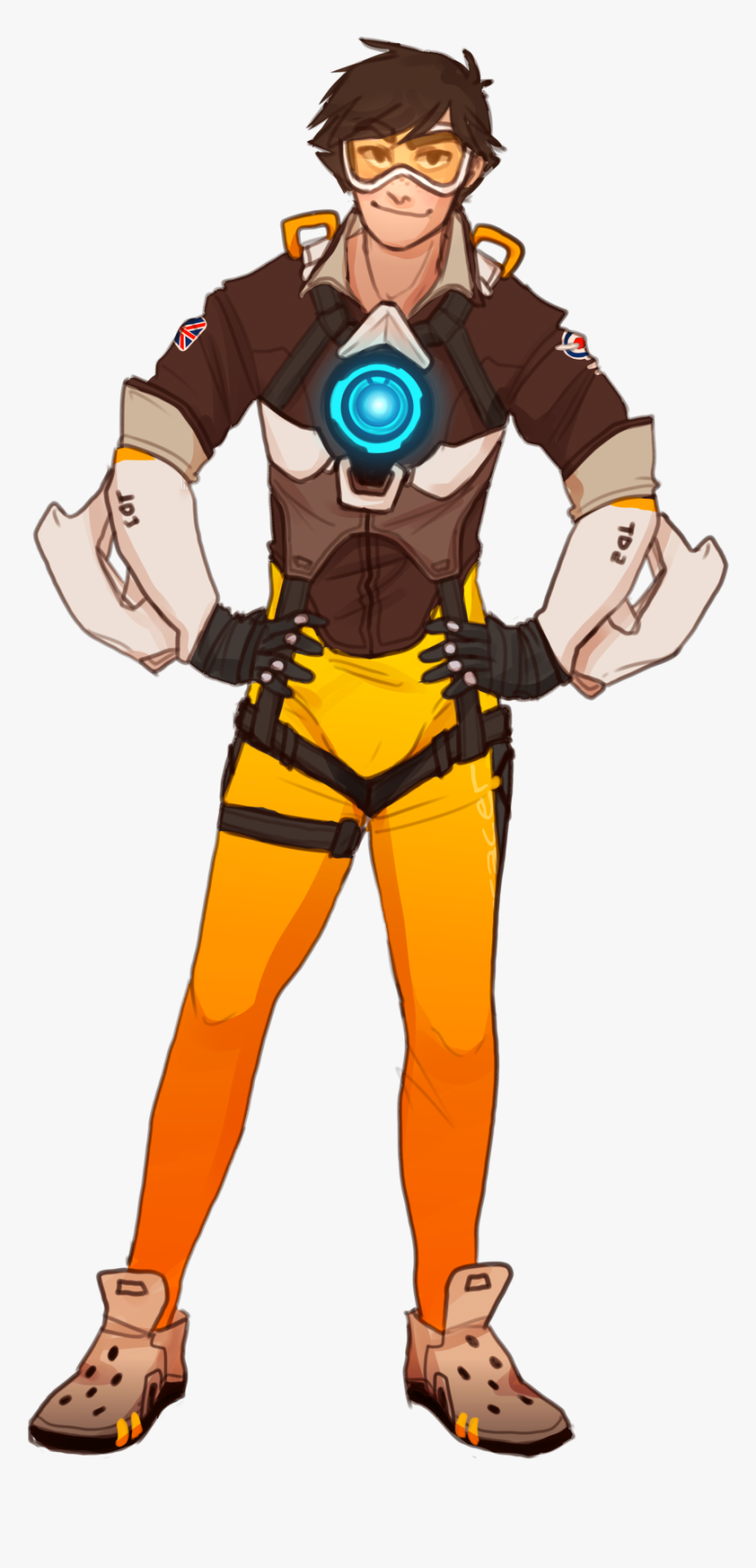 Male Tracer Overwatch
just A Sketch, I Have A Thing - Tracer As A Man, HD Png Download, Free Download