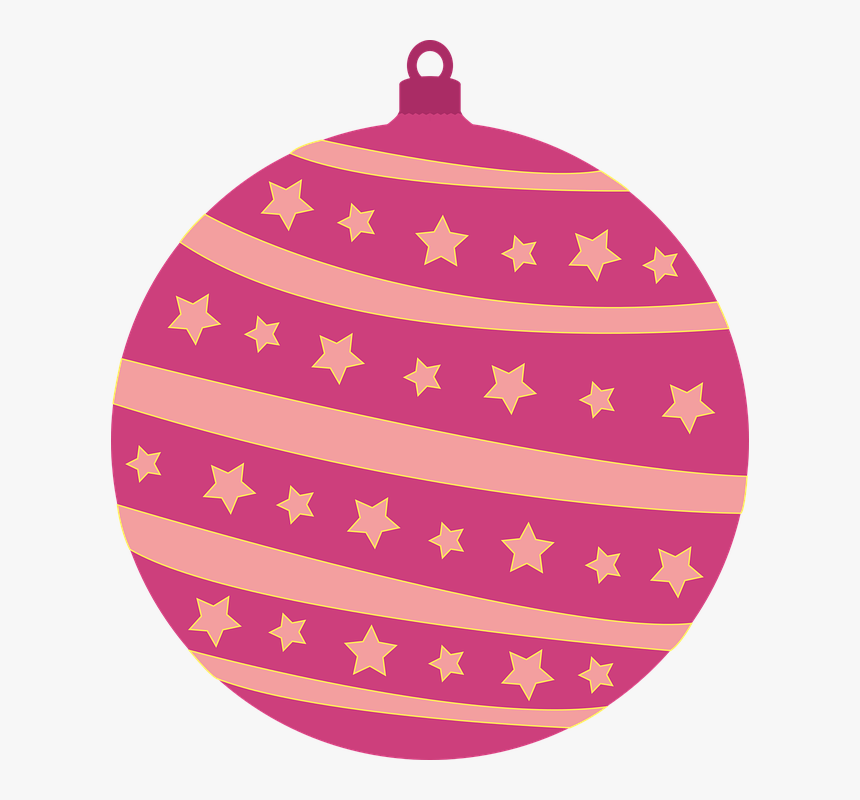 Christmas, Sphere, Ornament, Christmas Tree Ornaments - Esfera De Navidad Vector, HD Png Download, Free Download