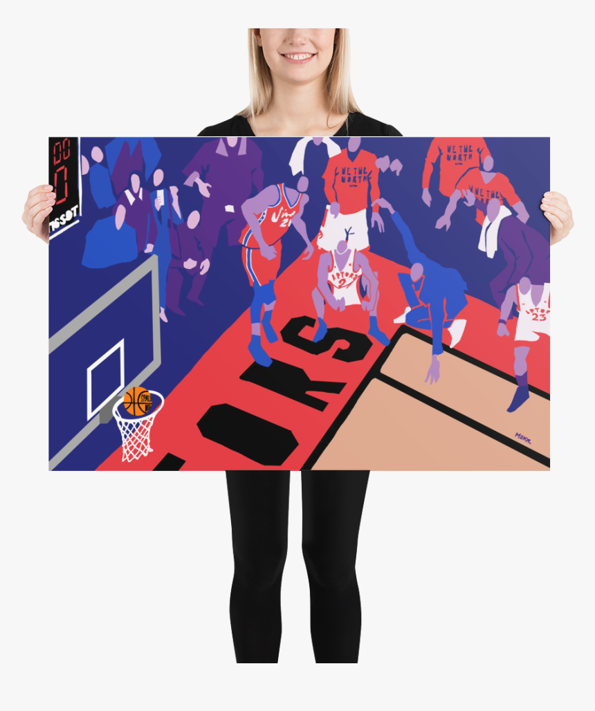 Raptors Mockup Person Person, HD Png Download, Free Download