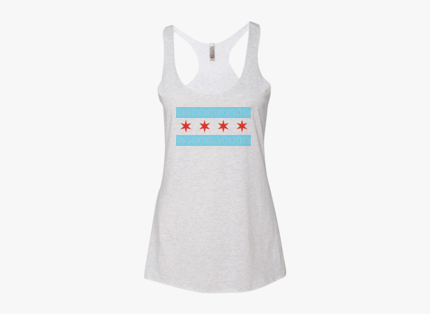 Greek-chicago Flag Ladies - Sleeveless Shirt, HD Png Download, Free Download