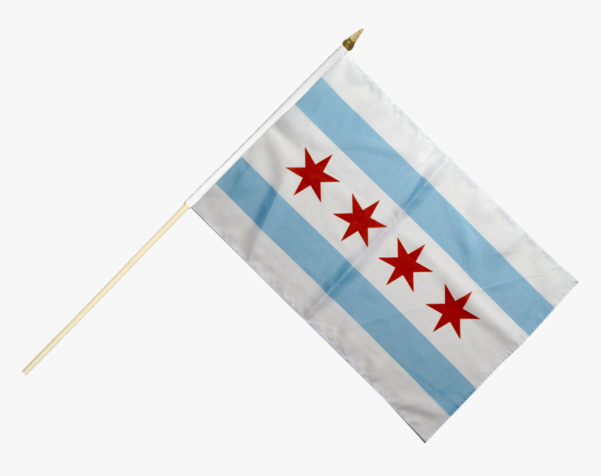 Usa City Of Chicago Hand Waving Flag - Flag, HD Png Download, Free Download