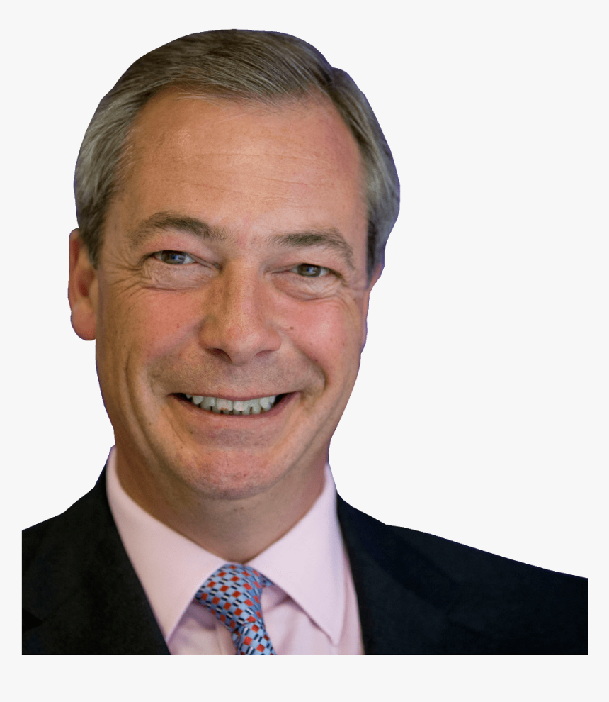 Nigel Farage Close Up - Ed Le Cara, HD Png Download, Free Download