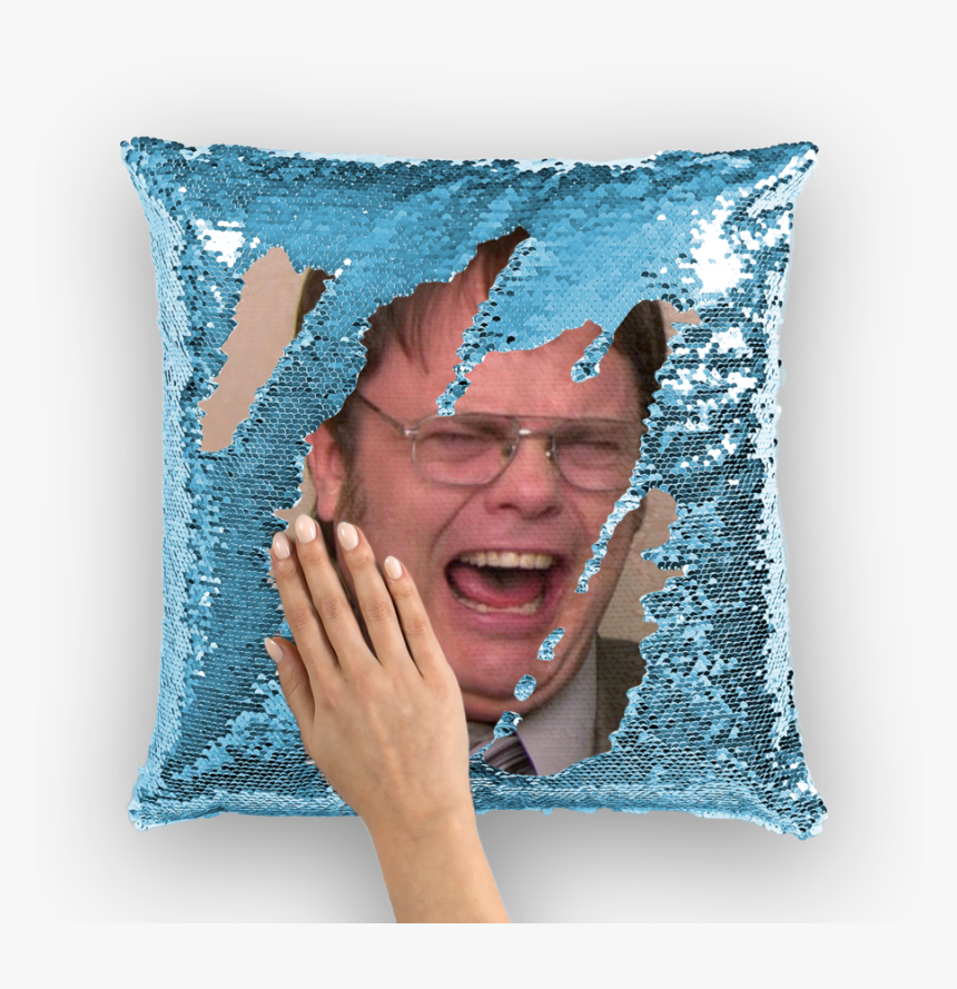 Dwight Schrute Sequin Pillow - Danny Devito As Mr Clean, HD Png Download, Free Download