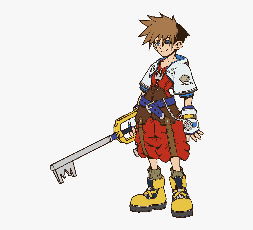 Kingdom Hearts Sora Png - Male Kingdom Hearts Oc, Transparent Png, Free Download