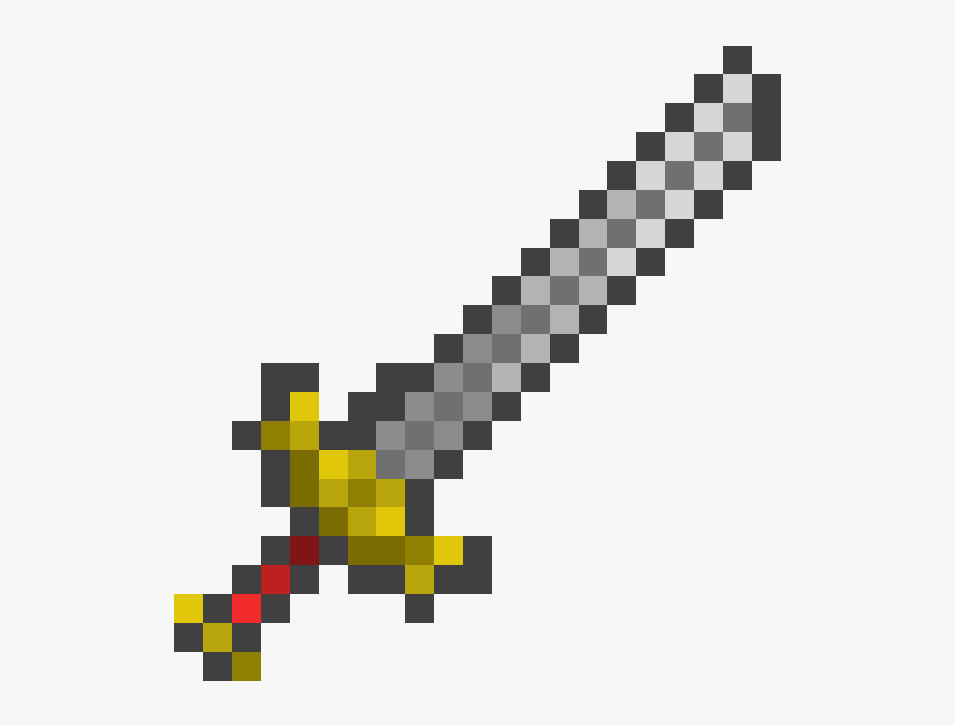 Pixel Art Sword, HD Png Download, Free Download