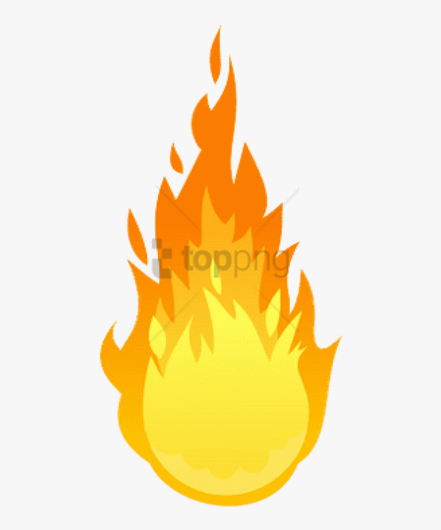 Fire Emoji Transparent Png - Cartoon Transparent Fire Gif, Png Download, Free Download