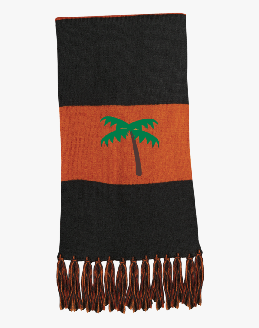 Palm Tree Emoji Sta02 Sport-tek Fringed Scarf - Scarf, HD Png Download, Free Download