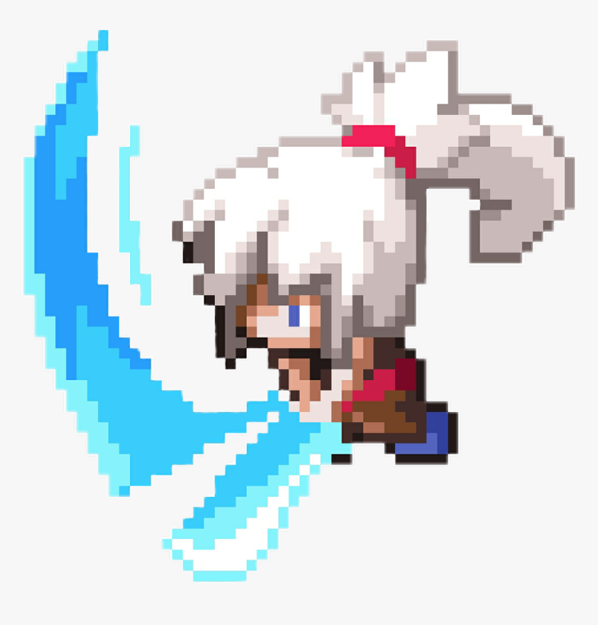 #pixel #pixelart #pixelated #pixels #anime #sword #attack - Pixel Art Sword Animation, HD Png Download, Free Download