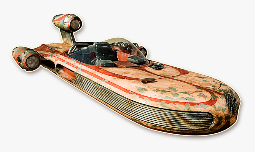 Luke Skywalkers Land Speeder , Png Download - Star Wars Luke's Speeder, Transparent Png, Free Download