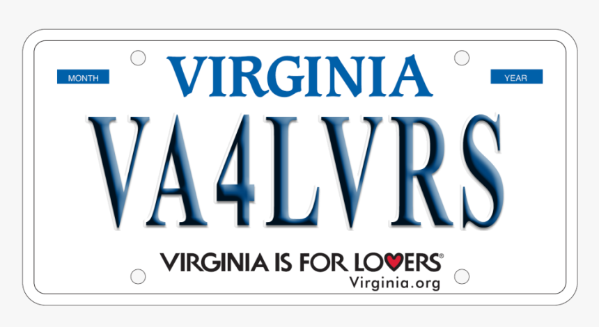 Virginia Is For Lovers License Plate, HD Png Download, Free Download