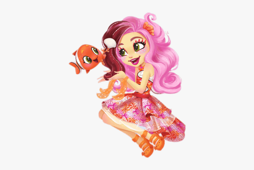 Enchantimals Clarita Clownfish And Cackle - Enchantimals Tamika Tree Frog, HD Png Download, Free Download