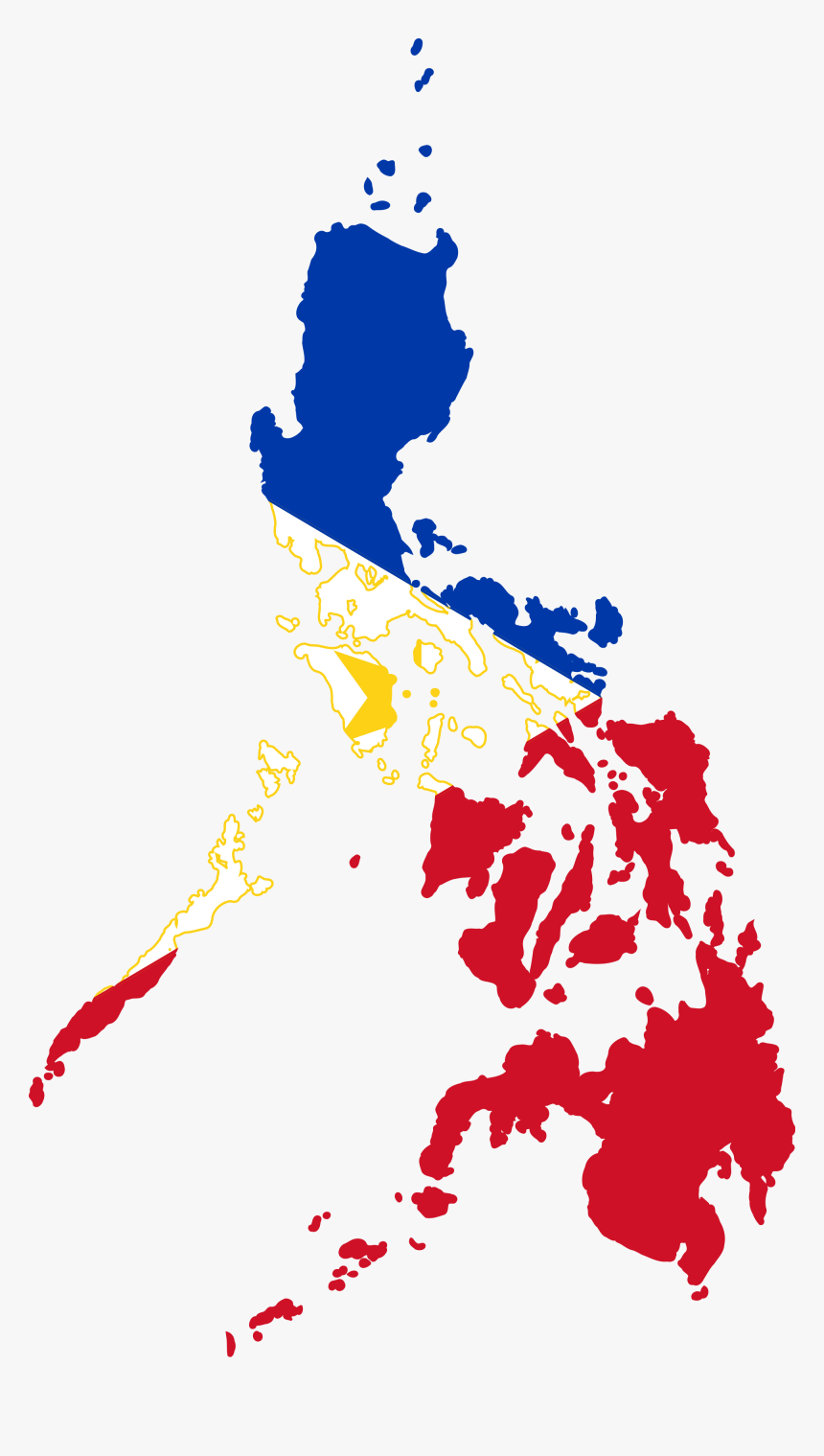 Philippines Flag Map, HD Png Download, Free Download
