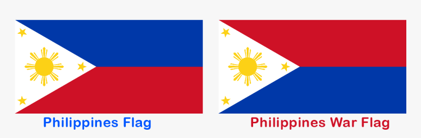 Bandera Filipinas Guerra Paz - War Flag Of The Philippines, HD Png Download, Free Download