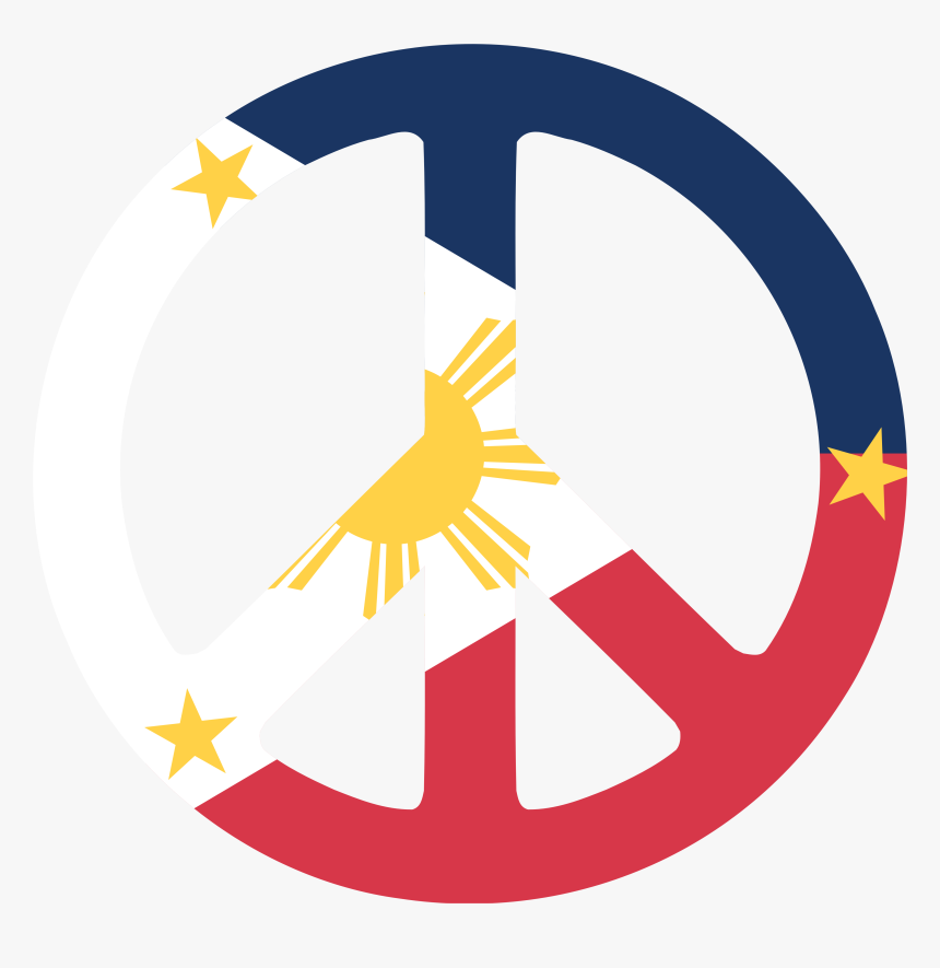 Peace Sign Philippine Flag, HD Png Download, Free Download