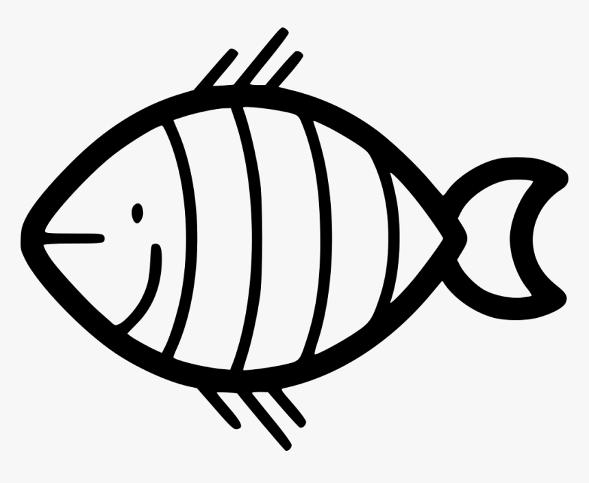 Clown Fish - Peces En Blanco Y Negro Para Colorear, HD Png Download, Free Download