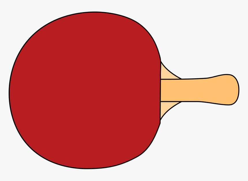 Table Tennis Racquet Clip Arts - Table Tennis Racket Clip Art, HD Png Download, Free Download