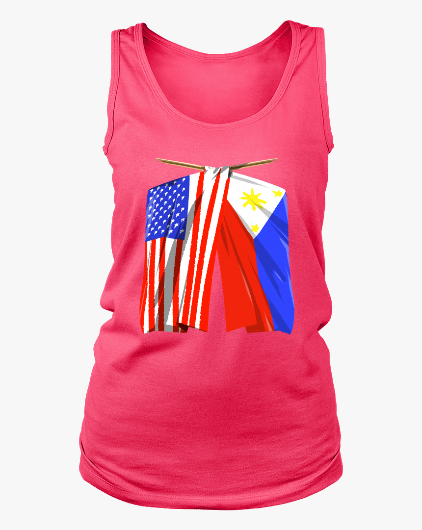 Philippines Flag T-shirt Filipino American Flag Women"s - Shirt, HD Png Download, Free Download