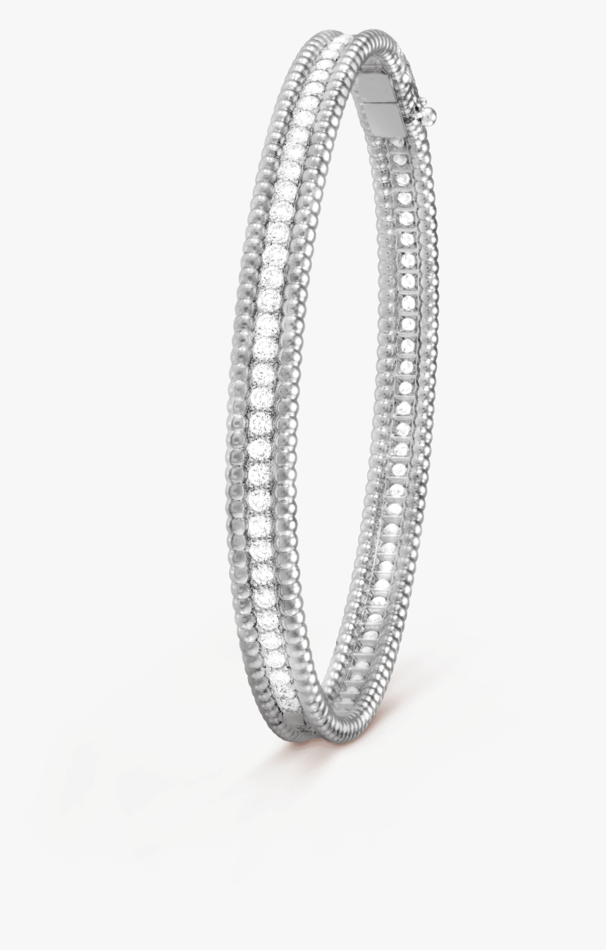 Perlée Diamonds Bracelet, 1 Row, Large Model - 梵 克 雅 宝 手镯, HD Png Download, Free Download