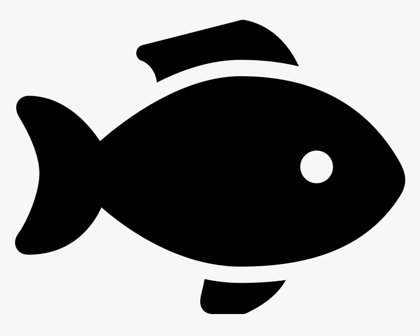 Clown Fish Drawing Download - Fish Png Black And White, Transparent Png, Free Download