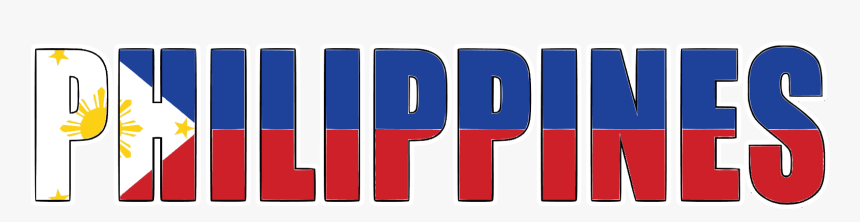 Philippines Word Flag - Philippines Word Png, Transparent Png, Free Download