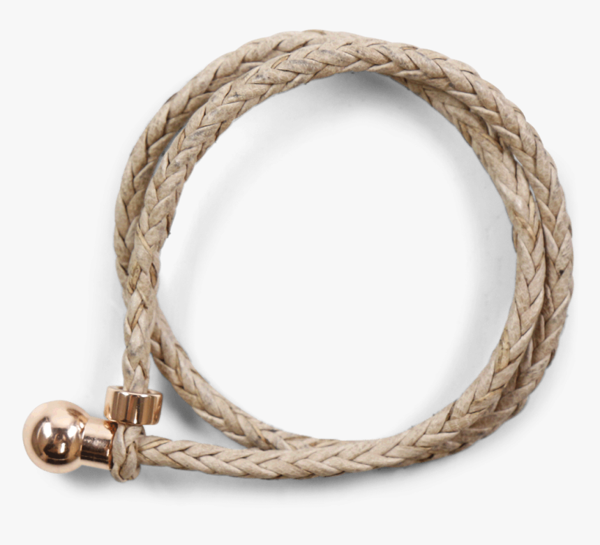 Bracelets Caro 2 Woven Rope Accessory Rose Gold - Circle, HD Png Download, Free Download