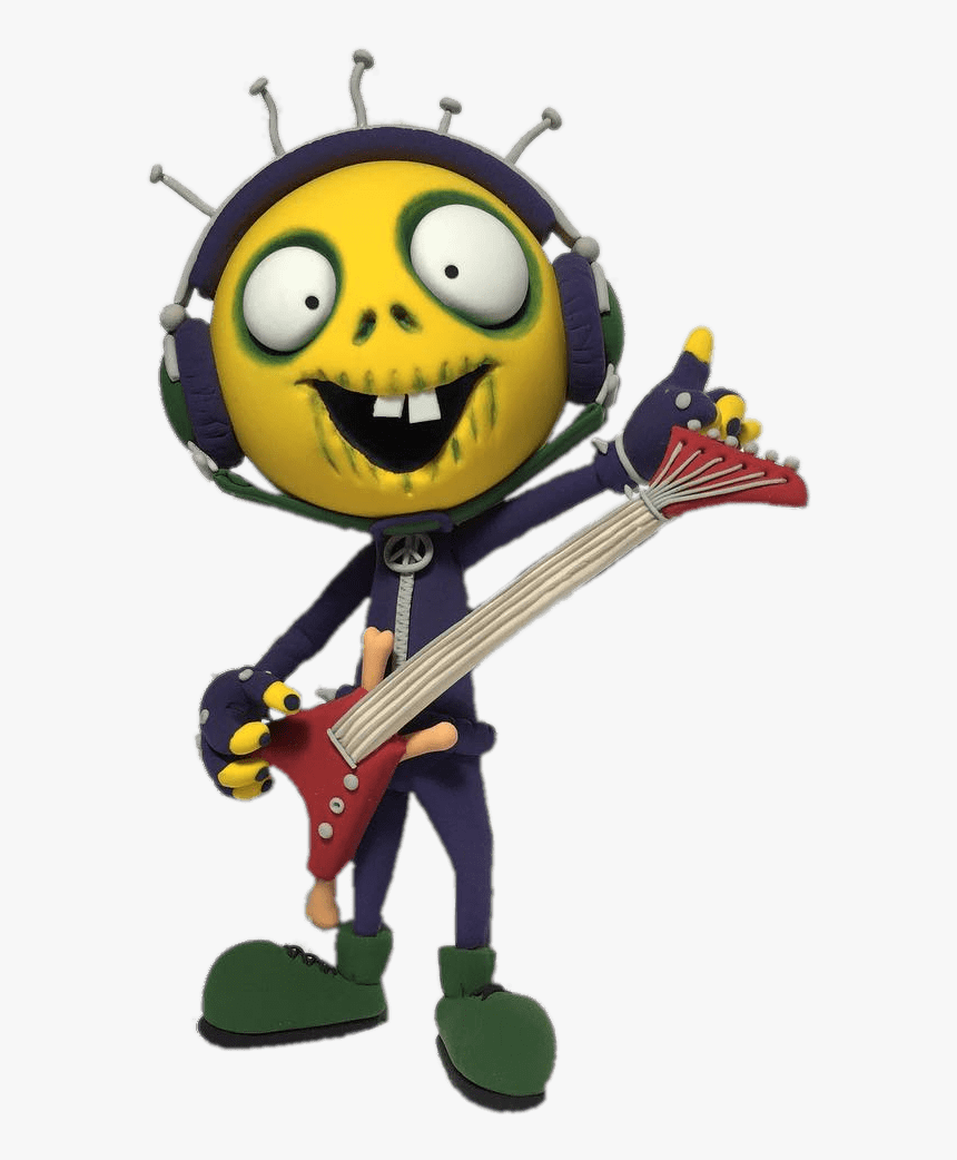 Zombill Playing His Guitar - Zombie Dumb Png, Transparent Png, Free Download