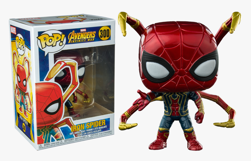 Spiderman Iron Spider Funko Pop , Png Download - Iron Spider With 
