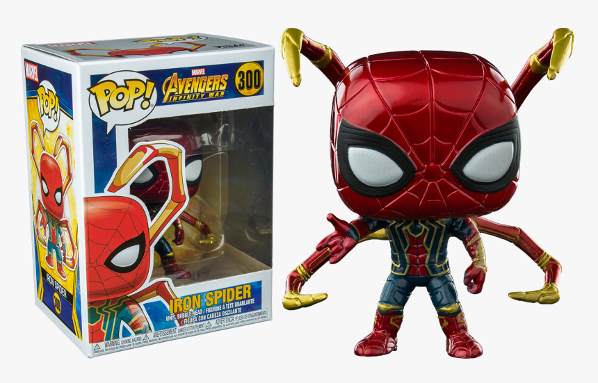 Spiderman Iron Spider Funko Pop , Png Download - Iron Spider With Legs Pop, Transparent Png, Free Download