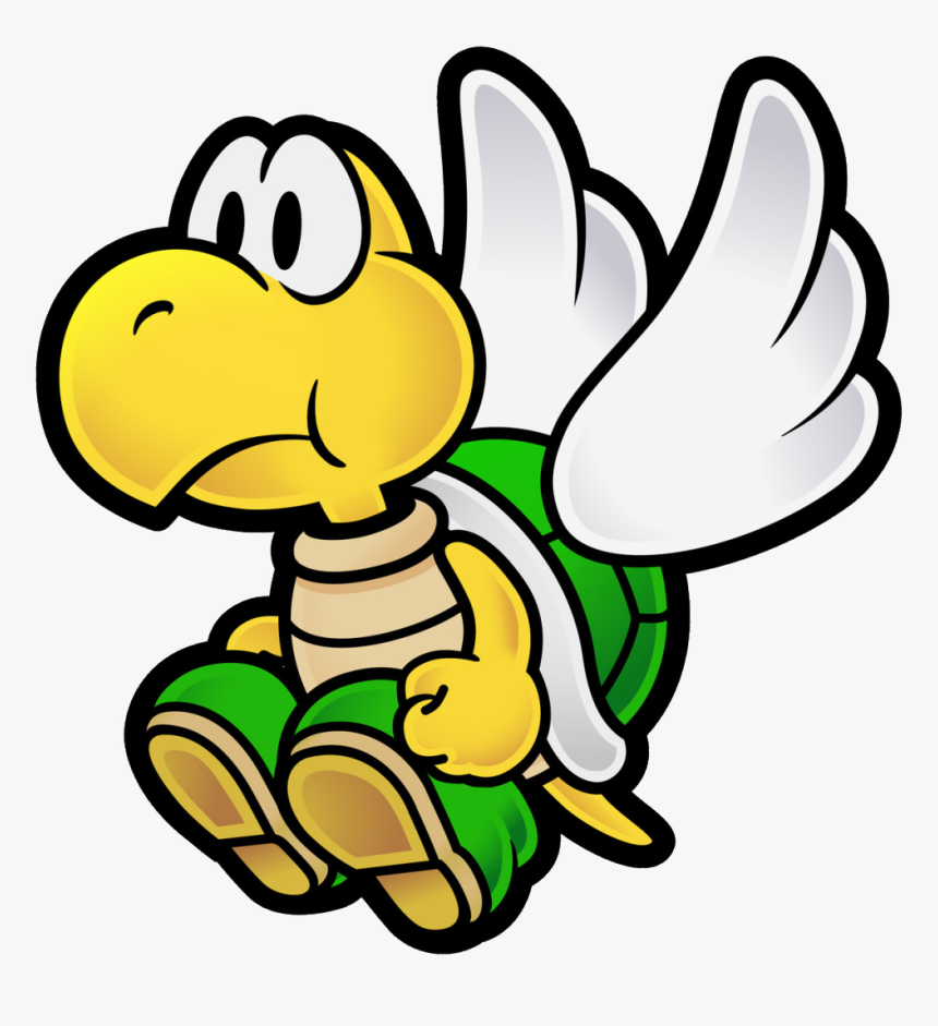 Para Koopa Paper Mario, HD Png Download, Free Download