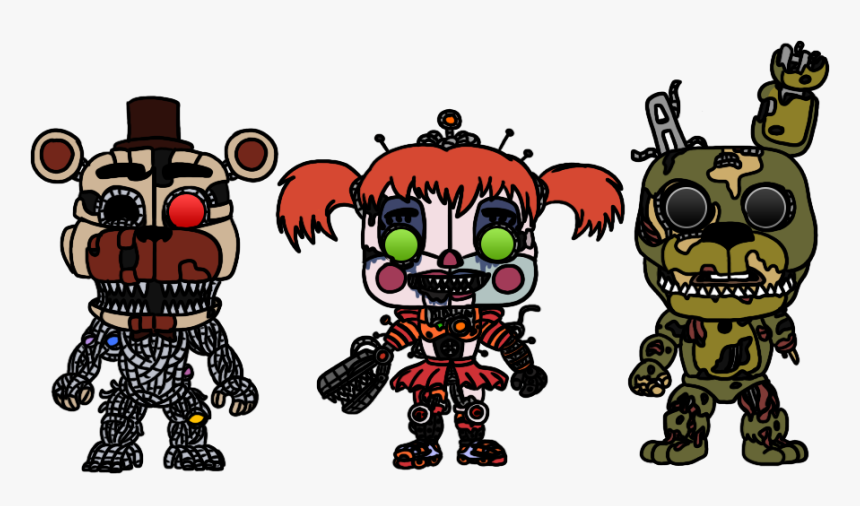 Fnaf 6 Funko Pop , Png Download - Funko Pop Scrap Baby, Transparent Png, Free Download