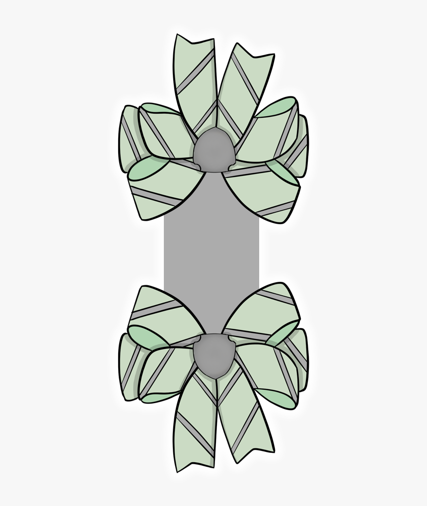 Pastel Slytherin Green Bow Magnetic Bookmark , Png, Transparent Png, Free Download