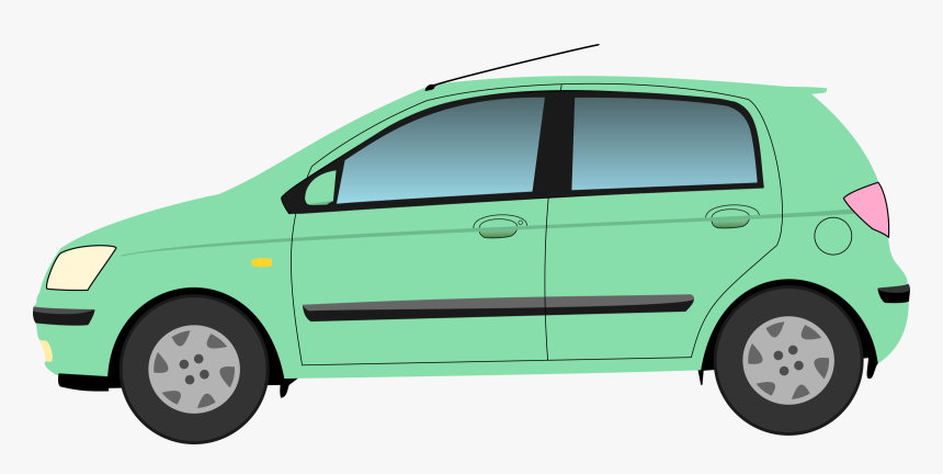 Hyundai Getz Clip Arts - Public Domain Clip Art Car, HD Png Download, Free Download