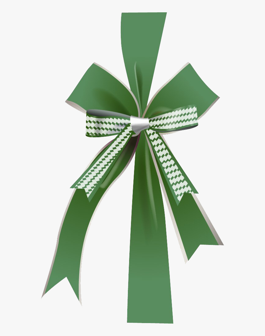 Beautifully Green Bow Png Download - Green, Transparent Png, Free Download