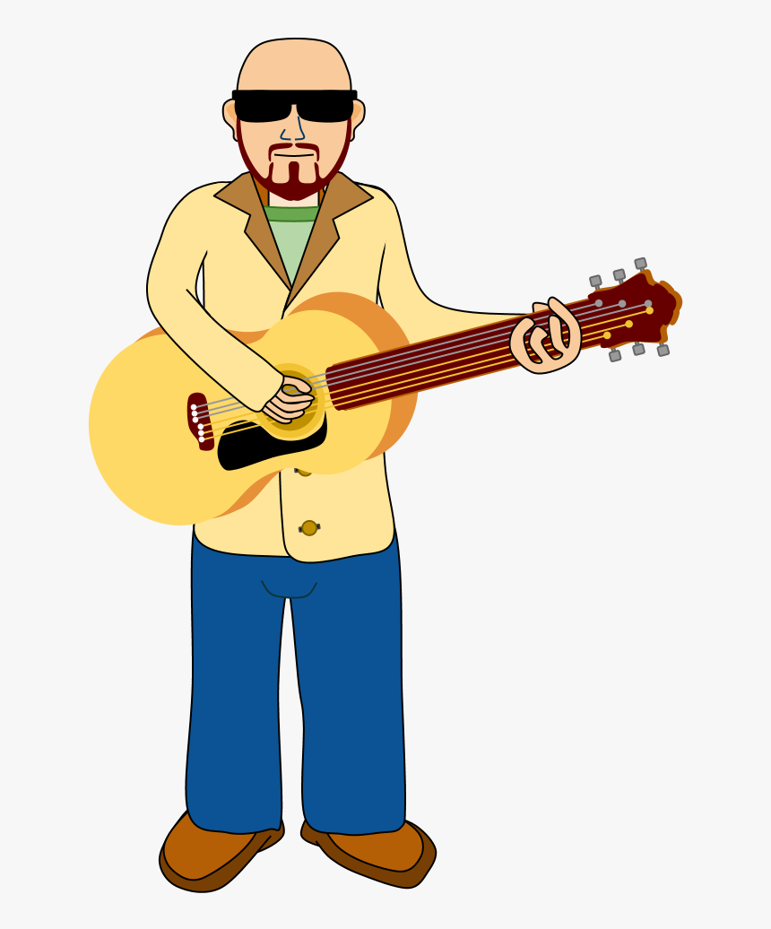 Doctor Octave Cartoon Violence - Guitar Player Cartoon Background, HD Png Download, Free Download