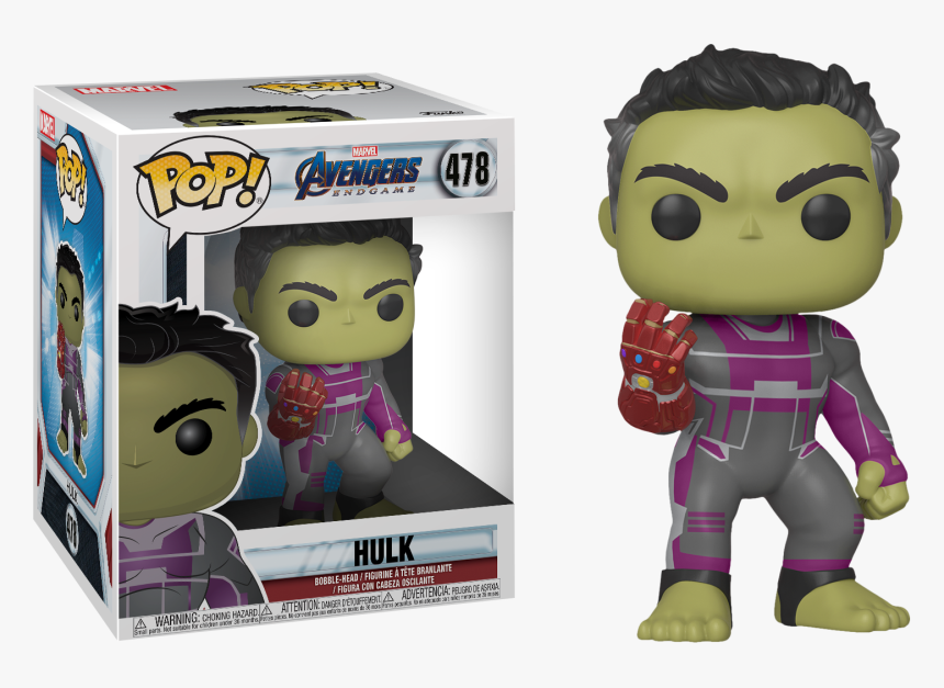 Pop Marvel - Hulk With Infinity Gauntlet Funko Pop, HD Png Download, Free Download