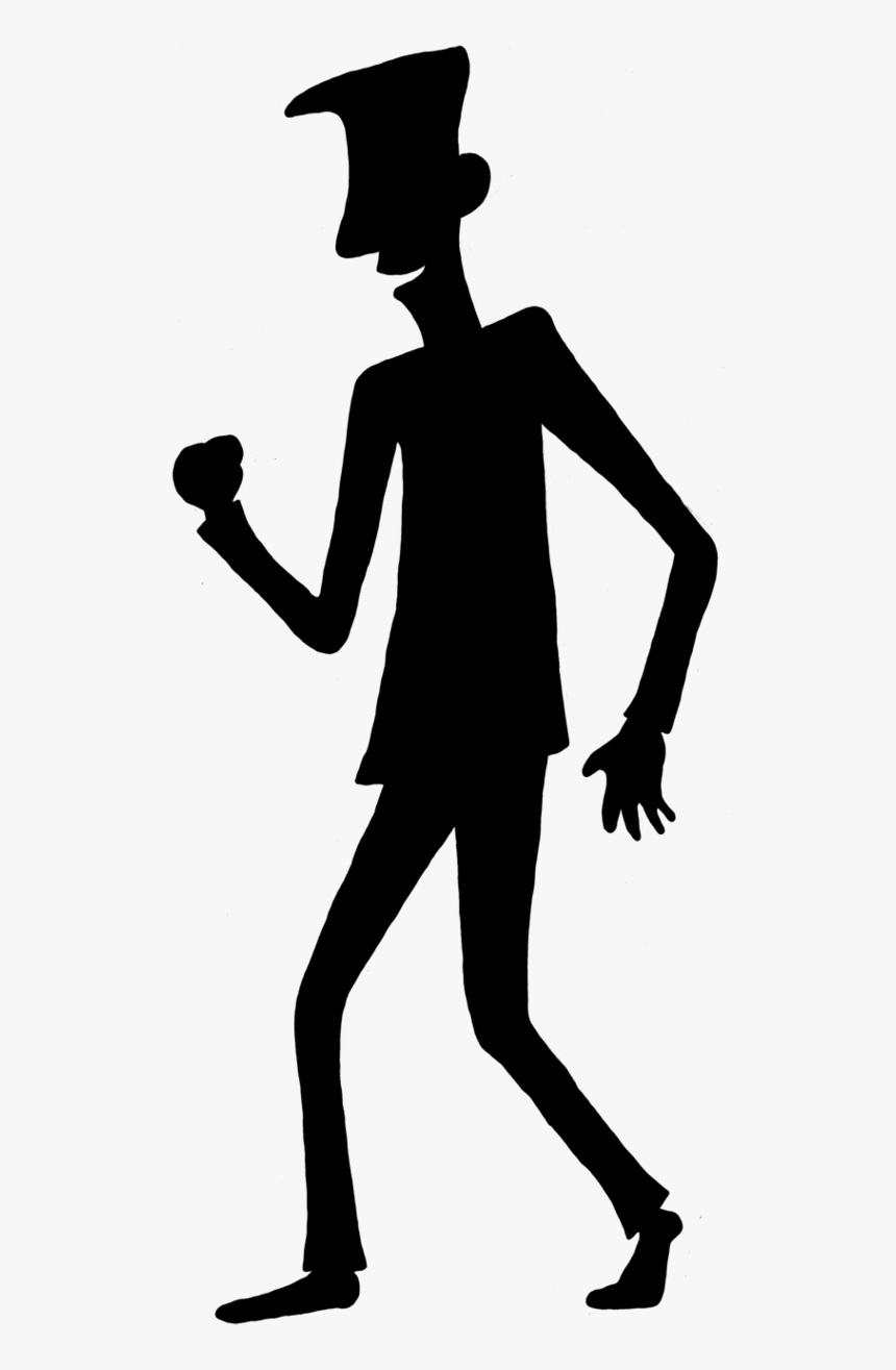 Shadow Clipart Shadow Person - Cartoon Silhouette Of A Person, HD Png Download, Free Download