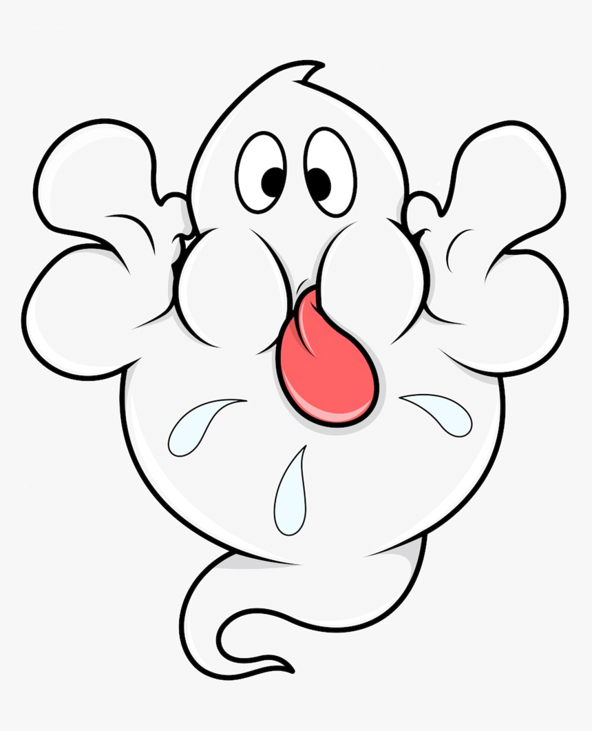 Transparent Cartoon Tongue Png - Funny Cartoon Ghost, Png Download, Free Download