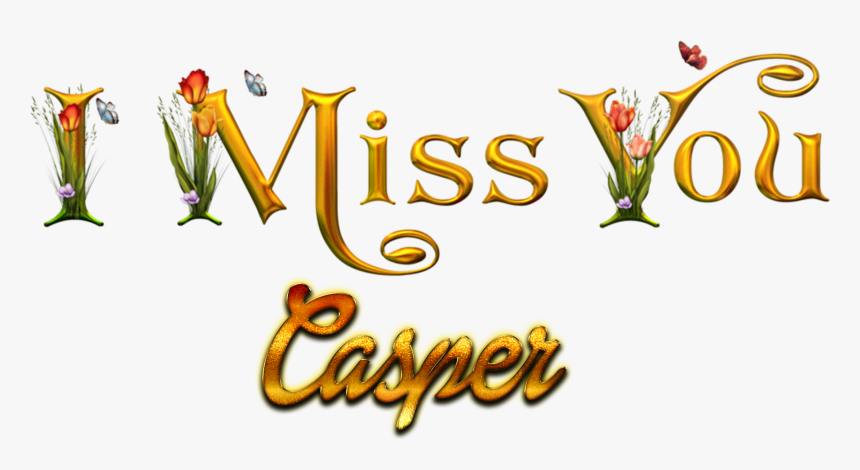 Casper Missing You Name Png - Love Salman Name, Transparent Png, Free Download
