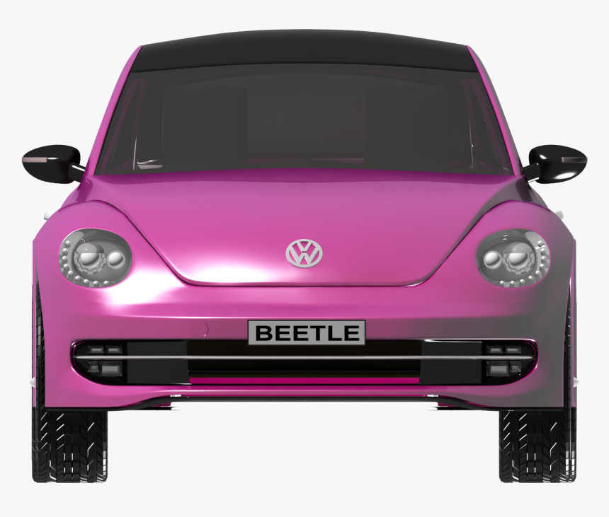 Vw Volkswagen Beetle Front View Clipart Png - Vw Beetle Front View, Transparent Png, Free Download