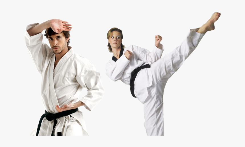 Karate Png - Fight Female Taekwondo Png, Transparent Png, Free Download