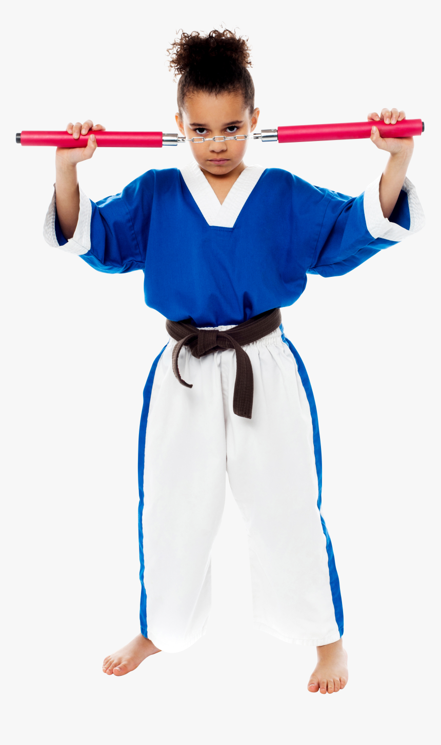 Karate Girl Png Image - Child Karate Kids Png, Transparent Png, Free Download