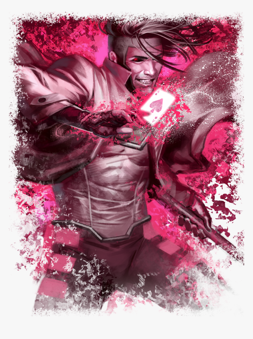 X Men Gambit Art, HD Png Download, Free Download