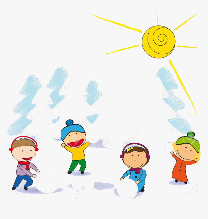 Winter Free Clip Art For Kids December Clipart Net, HD Png Download, Free Download