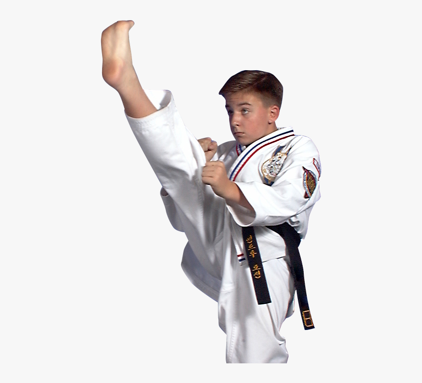 Teen Boy Karate Kicking - Karate Teen Boy, HD Png Download, Free Download