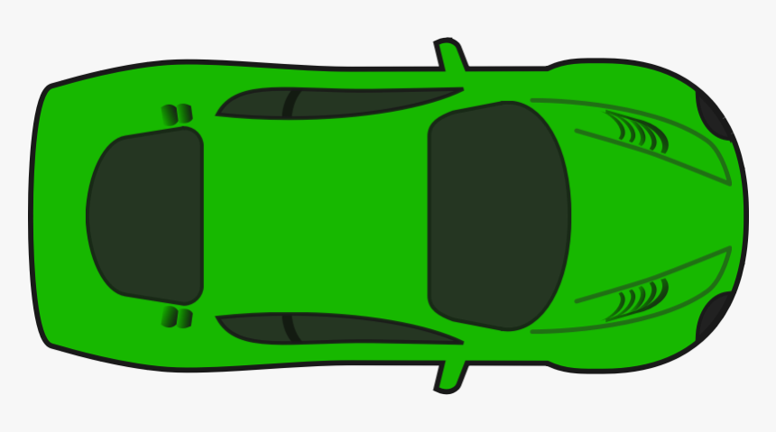 Race Car Clipart Above - Car Vector Top View Png, Transparent Png, Free Download