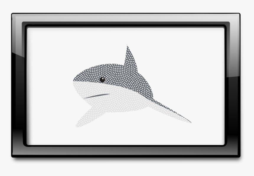 Line,rectangle,shark - Black Frame, HD Png Download, Free Download