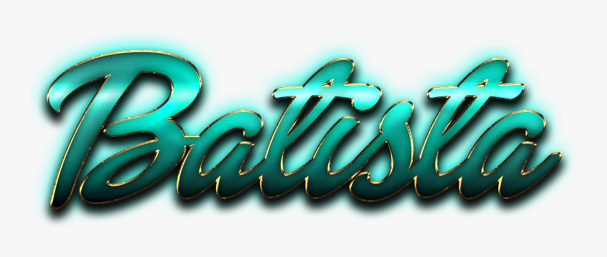Batista Name Logo Png - Calligraphy, Transparent Png, Free Download
