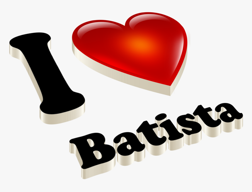 Batista Heart Name Transparent Png - Cooper Name Tag, Png Download, Free Download