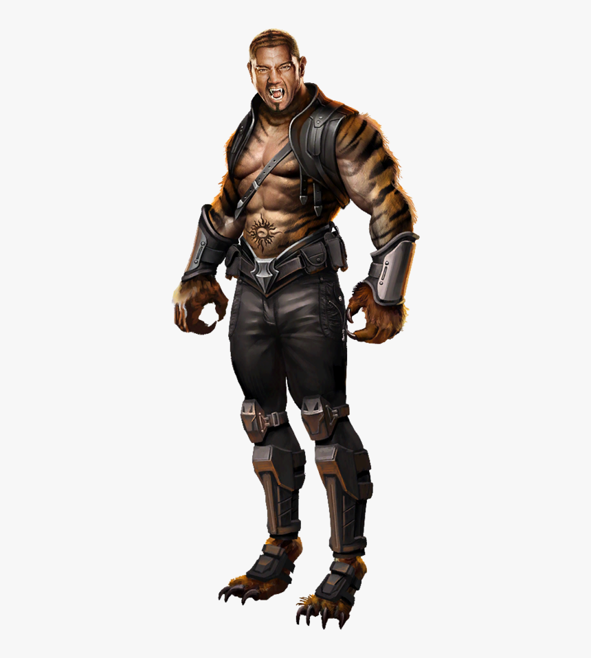 Wwe Immortals Batista Render By Wyruzzah - Fallout 4 Mohawk Raider, HD Png Download, Free Download