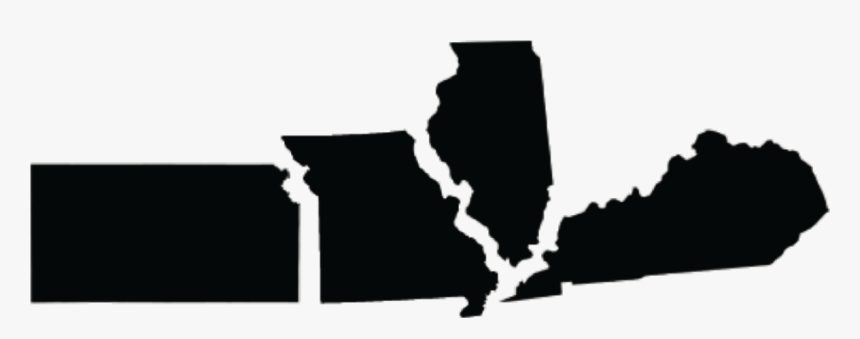 Service Areas Arv - Kansas Missouri Silhouette, HD Png Download, Free Download